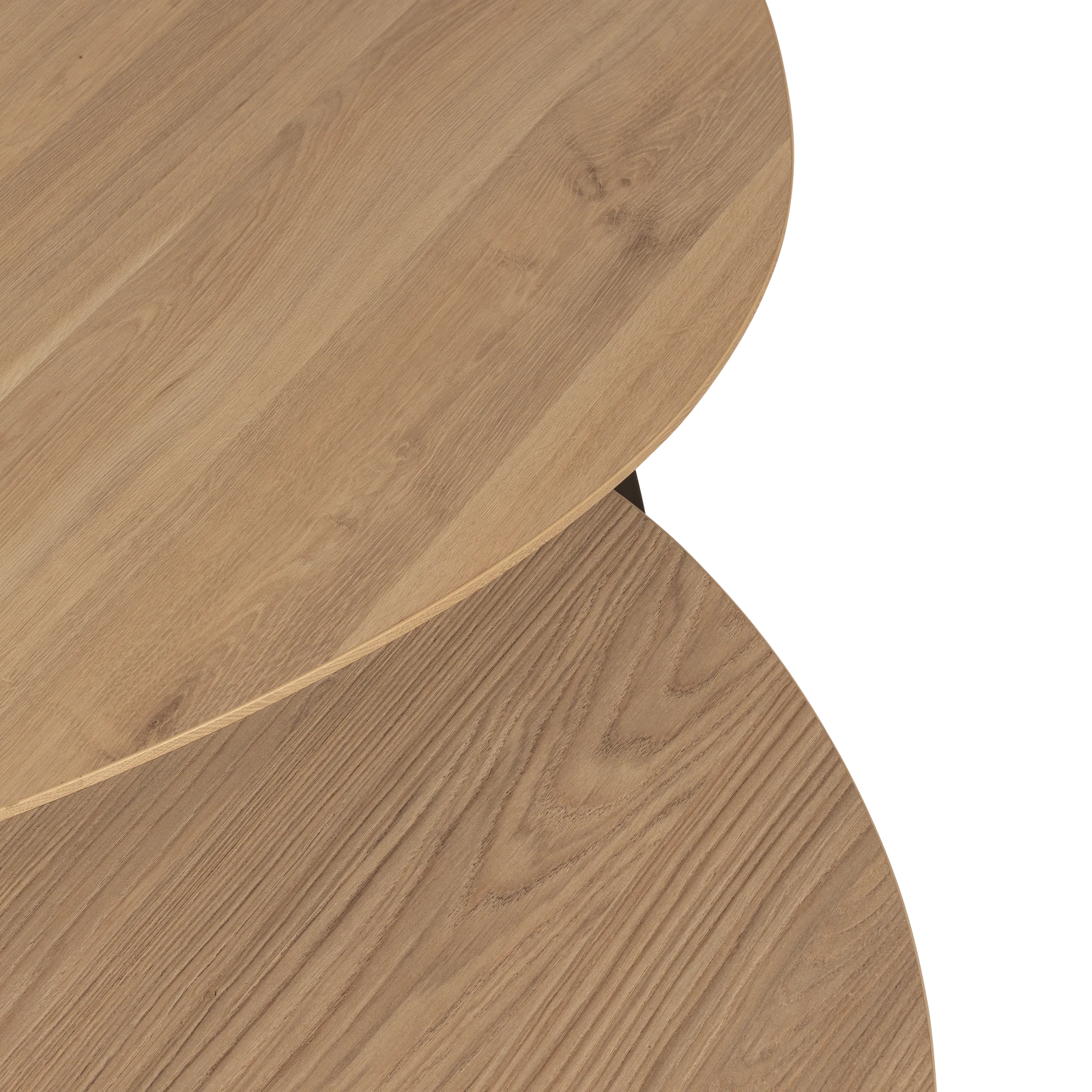 Salontafel (set van 2) XL Dortmund - Fresh Oak + Misty Oak