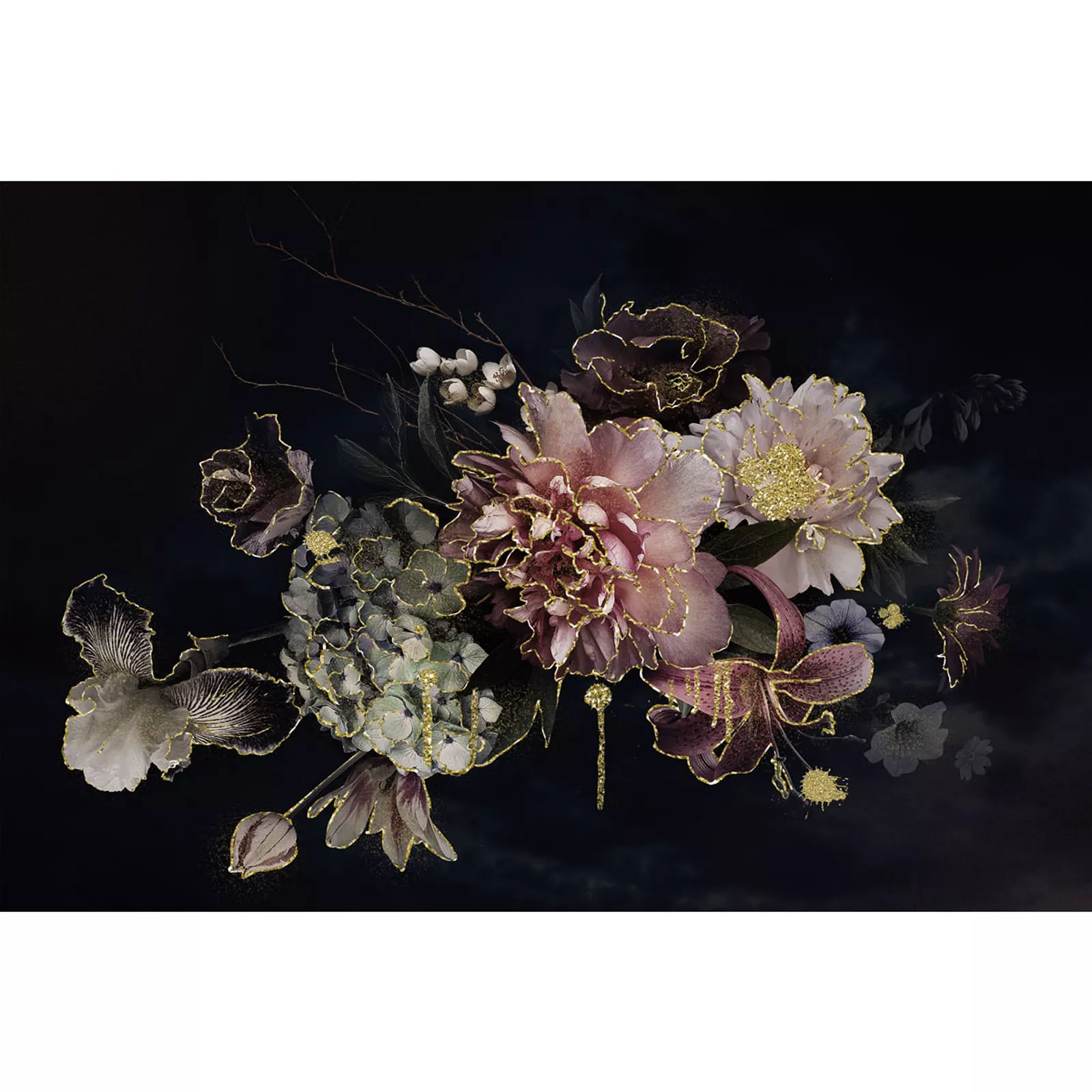 Wanddecoratie Bloemen - 523