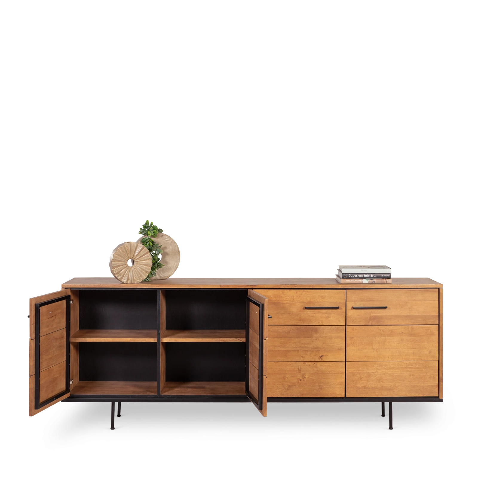 Dressoir (220cm) Palma - Warmbrown