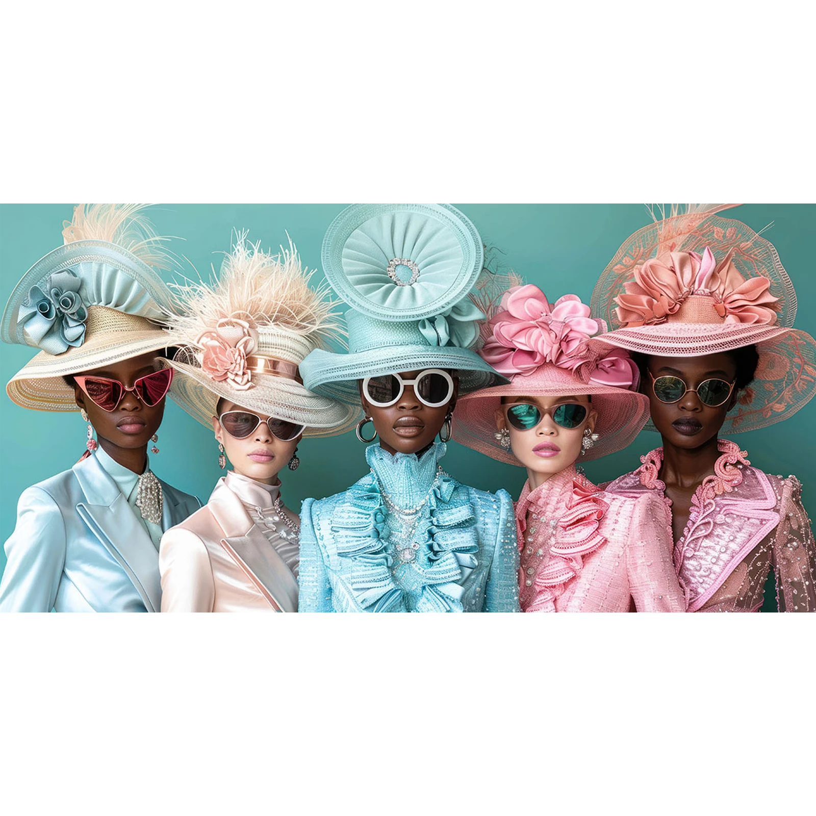 Wanddecoratie Fashion dames